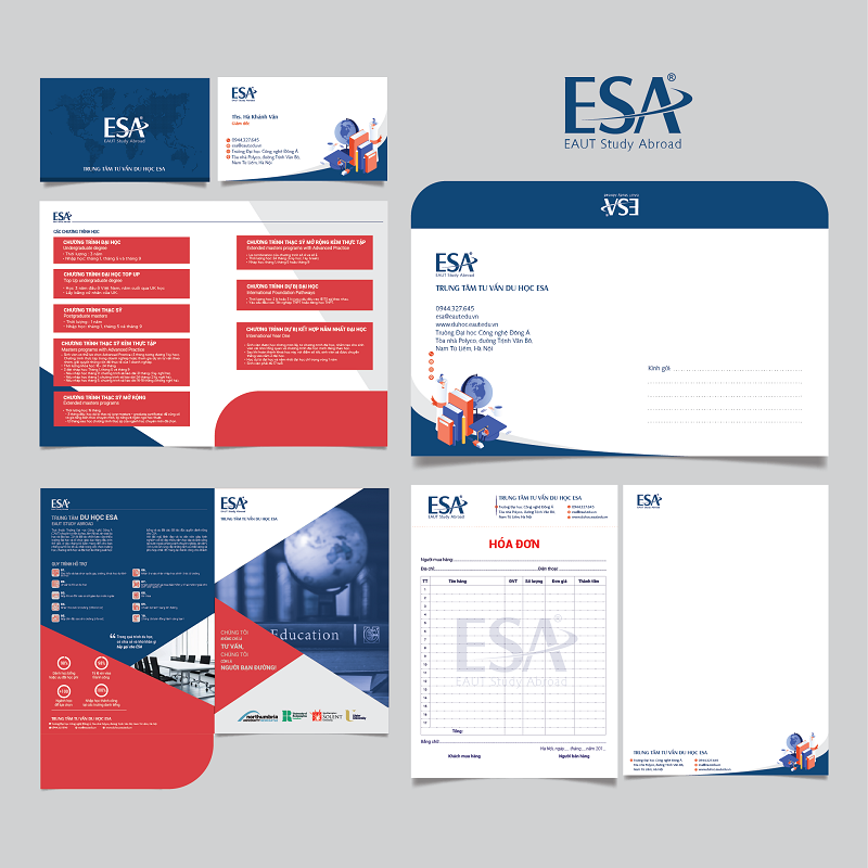Thiết kế nhận diện thương hiệu ESA