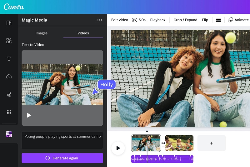 Tạo video bằng Canva