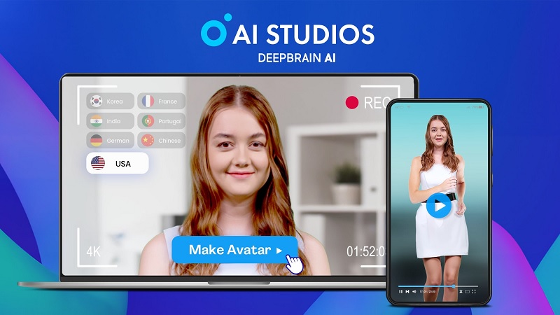 Tạo video bằng DeepBrain AI