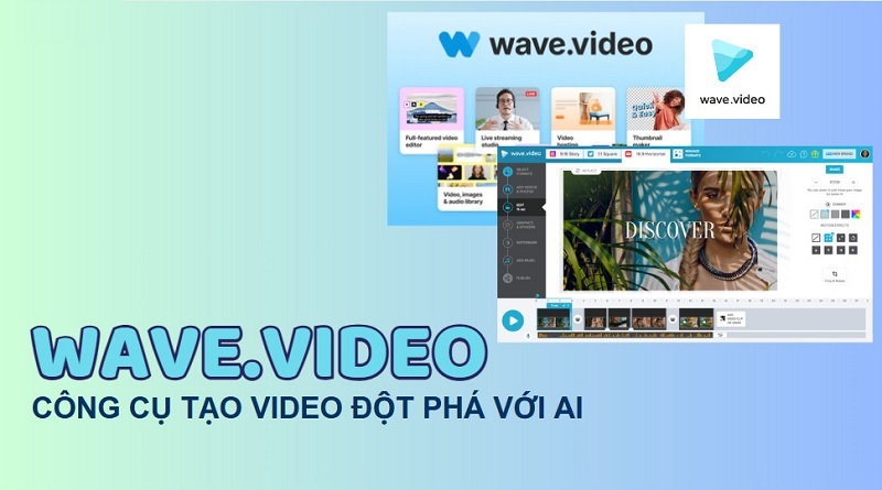 Tạo video bằng trí tuệ nhân tạo Wave video