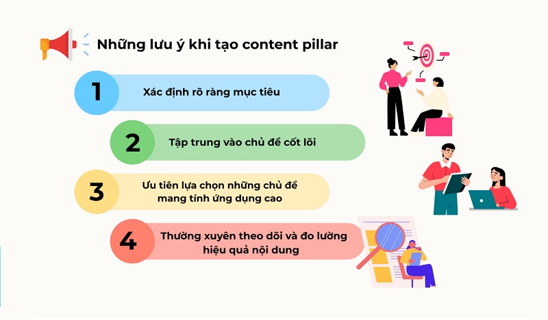 Những lưu ý khi xây dựng Content Pillar